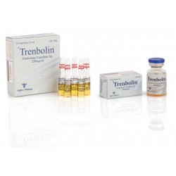 Acquista Trenbolin 10 x 1ml (250mg/ml) on-line Prodotto: Trenbolin 10 x 1ml (250mg/ml)  Ogni unità di ordine contiene: Trenbolin 10 x 1ml (250mg/ml)  Principio attivo: Trenbolone  Produttore / Marca: Alpha Pharma