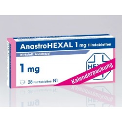 Kaufen AnastroHEXAL 28 x 1mg online Produkt: AnastroHEXAL 28 x 1mg  Jede Bestellung Einheit enthält: AnastroHEXAL 28 x 1mg  Wirkstoff: Anastrozol  Hersteller / Marke: Hexal AG