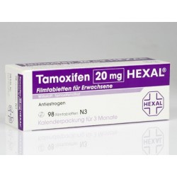 Acheter tamoxifène HEXAL 98 x 20mg en ligne
Produit : Tamoxifène HEXAL 98 x 20mg
Chaque unité contient : tamoxifène HEXAL 98 x 20mg
Substance active : tamoxifène
Fabricant / marque : Hexal AG