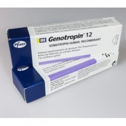 Acheter Genotropin 12 UI 36mg en ligne Produit : Genotropin 12 UI 36mg  Chaque unité contient : 12 Genotropin i.U. 36mg  Substance active : la somatropine HGH  Fabricant / marque : Pfizer