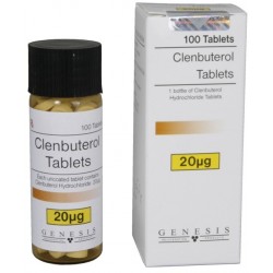 Buy Clenbuterol Tablets 100x 20mcg online Product: Clenbuterol Tablets 100x 20mcg  Each order unit contains: Clenbuterol Tablets 100x 20mcg  Active substance: Clenbuterol  Manufacturer / Brand: Genesis