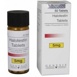 Achetez Halotestin Tablets 50x 5mg en ligne Produit: Halotestin Tablets 50x 5mg Chaque unité commandée contient: Halotestin Tablets 50x 5mg Substance active: Fluoxymestérone Fabricant / Marque: Genesis