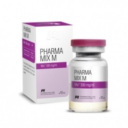 Acquista Pharma Mix M 10ml 300mg/ml on-line Prodotto: Pharma Mix M 10 300mg/ml  Ogni unità di ordine contiene: Pharma Mix M 10 300mg/ml  Sostanza attiva: Drostanolone  Produttore / Marca: Pharmacom Labs