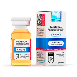 Buy Trenbolone Hexahydrobenzylcarbonate / Parabolan 75mg/Ml 10ml online Product: Trenbolone Hexahydrobenzylcarbonate / Parabolan 75mg/Ml 10ml  Each order unit contains: Trenbolone Hexahydrobenzylcarbonate / Parabolan 75mg/Ml 10ml  Active substance: Trenbolone  Manufacturer / Brand: Hilma Biocare