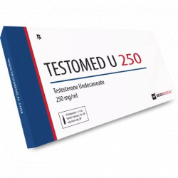 Achetez Testomed U 10x 250mg/amp Testosterone Undecanoate en ligne Produit: Testomed U 10x 250mg/amp Testosterone Undecanoate Chaque unité commandée contient: Testomed U 10x 250mg/amp Testosterone Undecanoate Substance active: La testostérone Fabricant / Marque: Deus Medicals