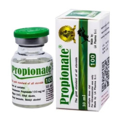 Achetez Propionate 10ml 100mg/ml en ligne Produit: Propionate 10ml 100mg/ml Chaque unité commandée contient: Propionate 10ml 100mg/ml Substance active: La testostérone Fabricant / Marque: LA Pharma Srl