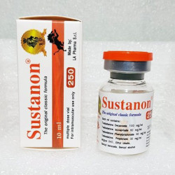 Achetez Sustanon 10ml 250mg/ml en ligne Produit: Sustanon 10ml 250mg/ml Chaque unité commandée contient: Sustanon 10ml 250mg/ml Substance active: La testostérone Fabricant / Marque: LA Pharma Srl