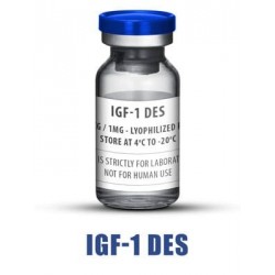 Compra IGF-1 DES online 1mg Prodotto: IGF-1 DES 1mg  Ogni unità di ordine contiene: IGF-1 DES 1mg  Sostanza attiva: DES IGF-1  Produttore / Marca: Extremepeptides